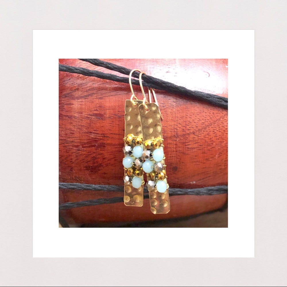 🔴 3 for $25 | Wire Wrapped and Hammered Earrings